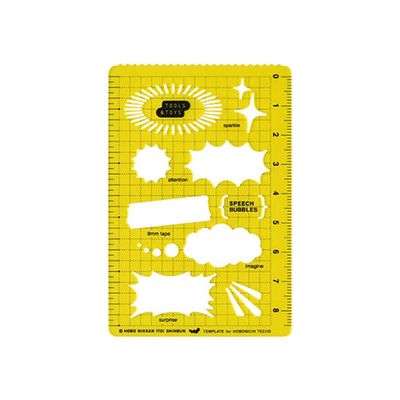 Hobonichi Stencil Speech Bubbles