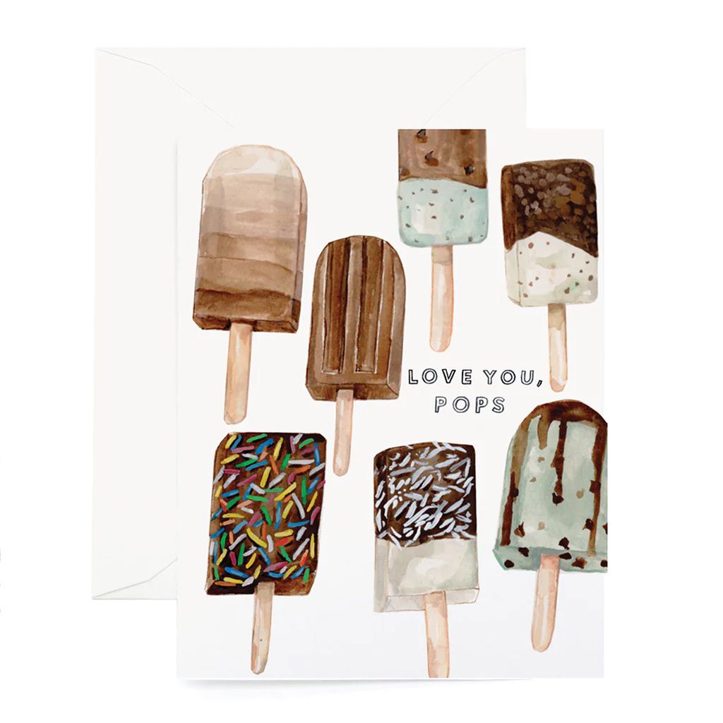 Popsicles Father's Day Card