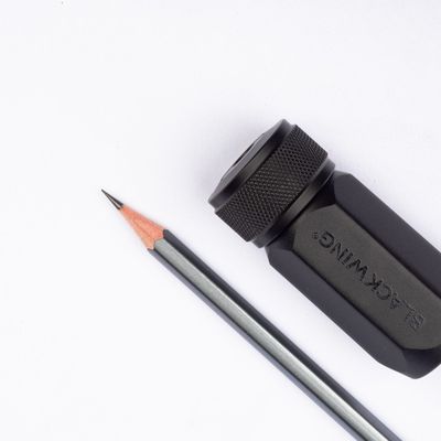 Blackwing One Step Long Point Sharpener Black