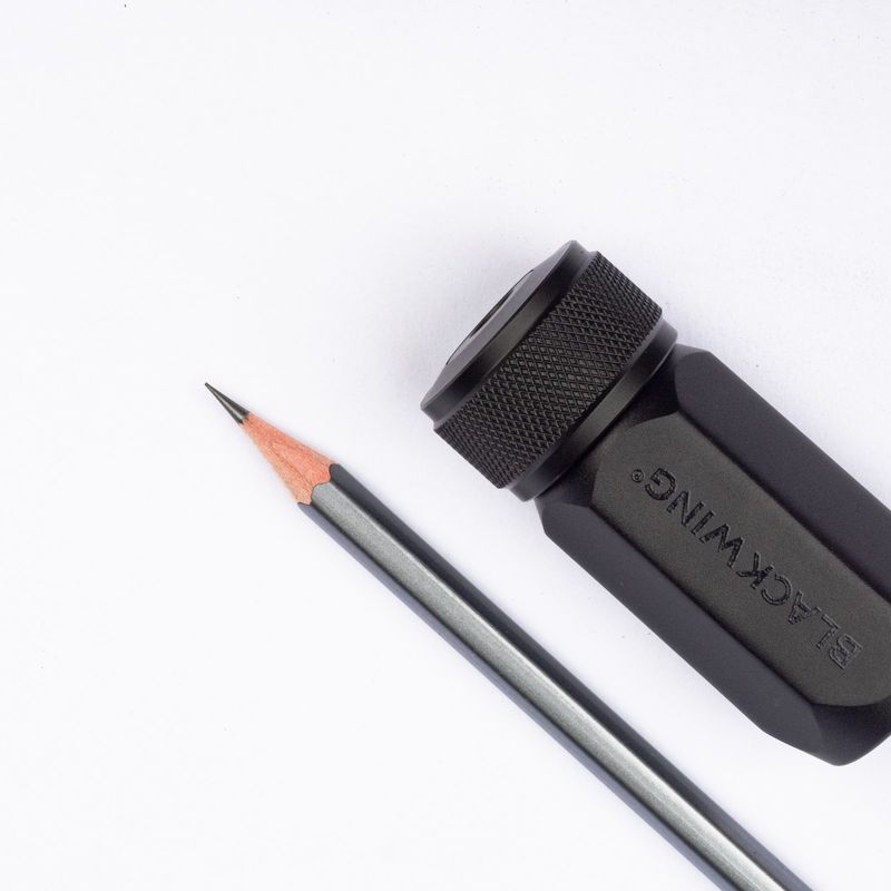 Blackwing One Step Long Point Sharpener Black