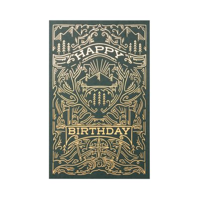 Outdoorsman Birthday Letterpress Card