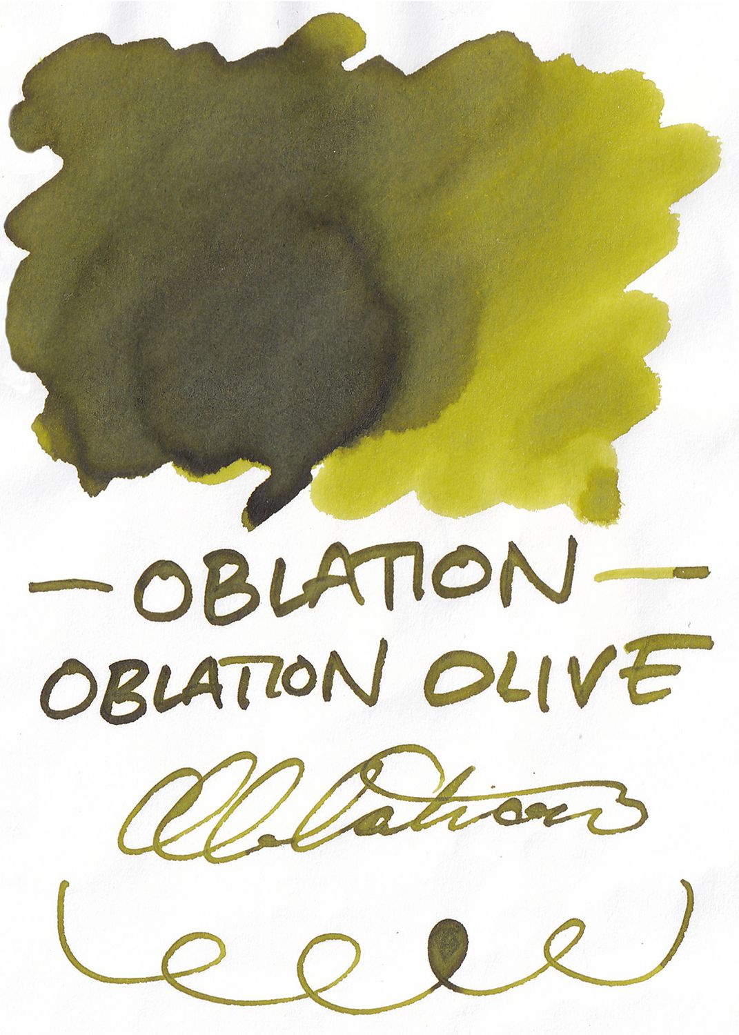 Oblation Olive Bottled Ink (30ml)