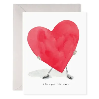 I Love You This Much Greeting Card