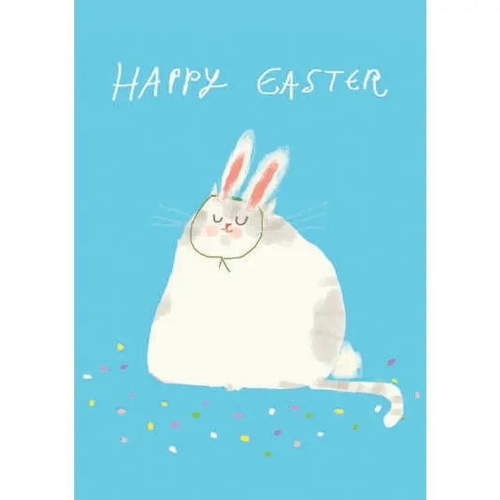 Easter Cat Easter Card
