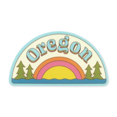 Retro Oregon Sticker