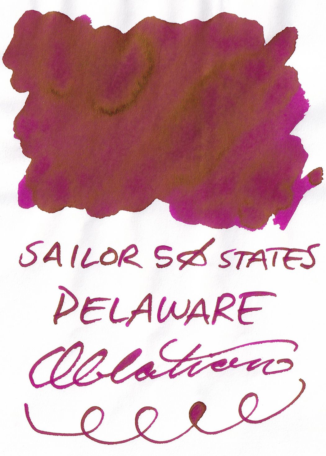 Sailor USA States Delaware Bottled Ink (20ml)