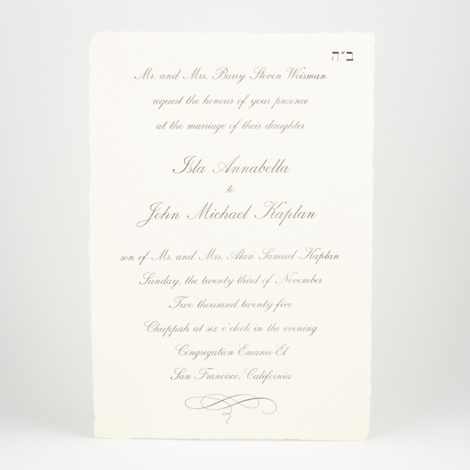 Isla Wedding Invitation