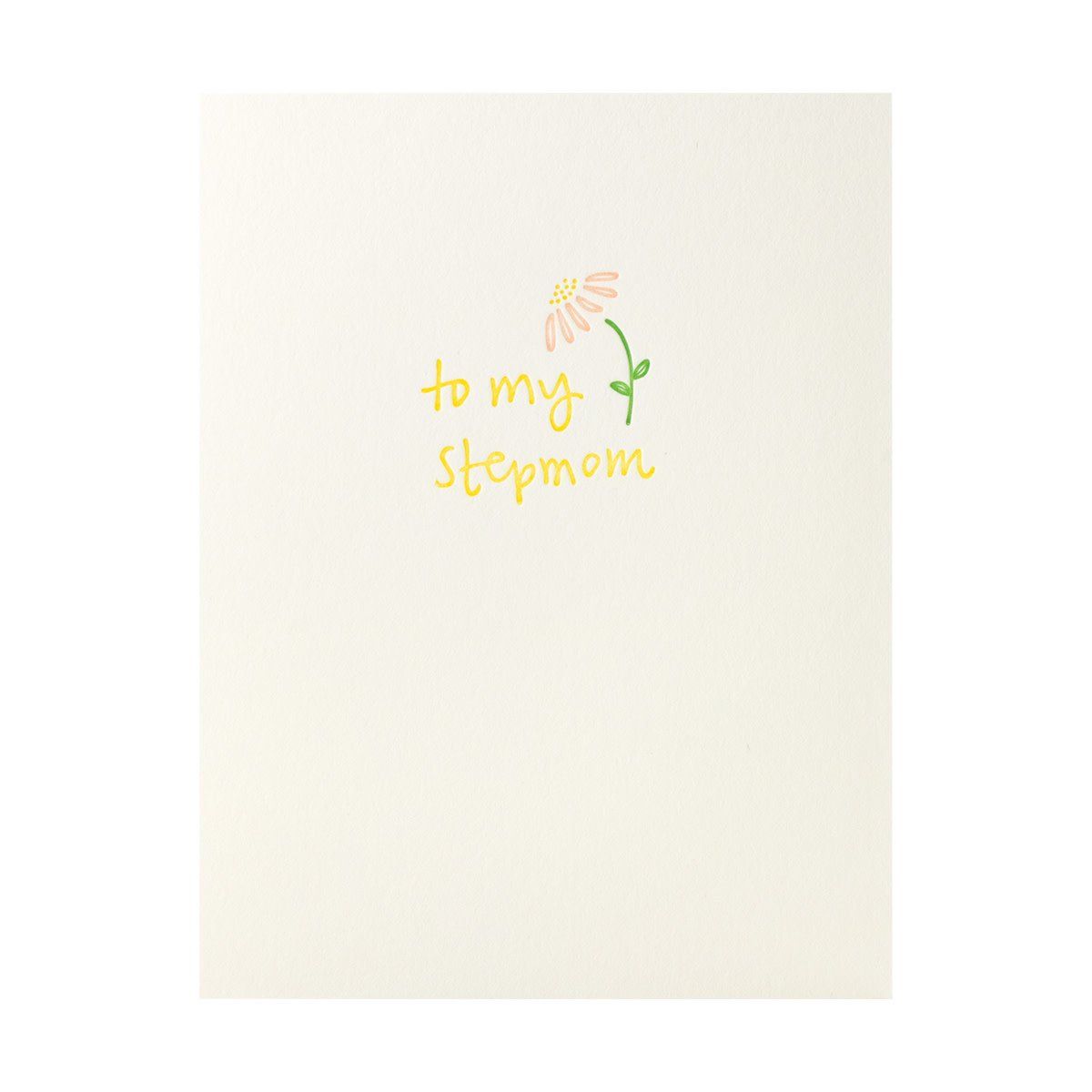 Stepmom Card Letterpress Card