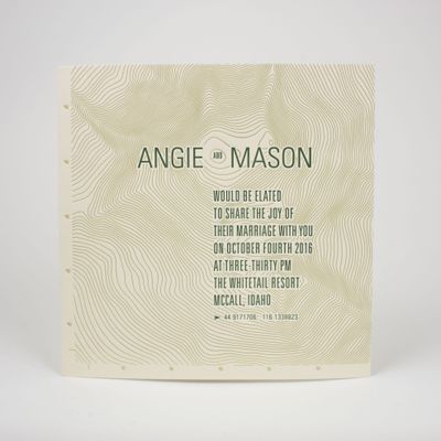 Summit Wedding Invitation