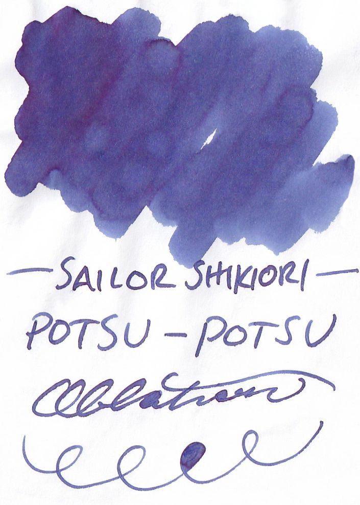 Sailor Shikiori Potsupotsu (Winter Rain) Bottled Ink (20ml)