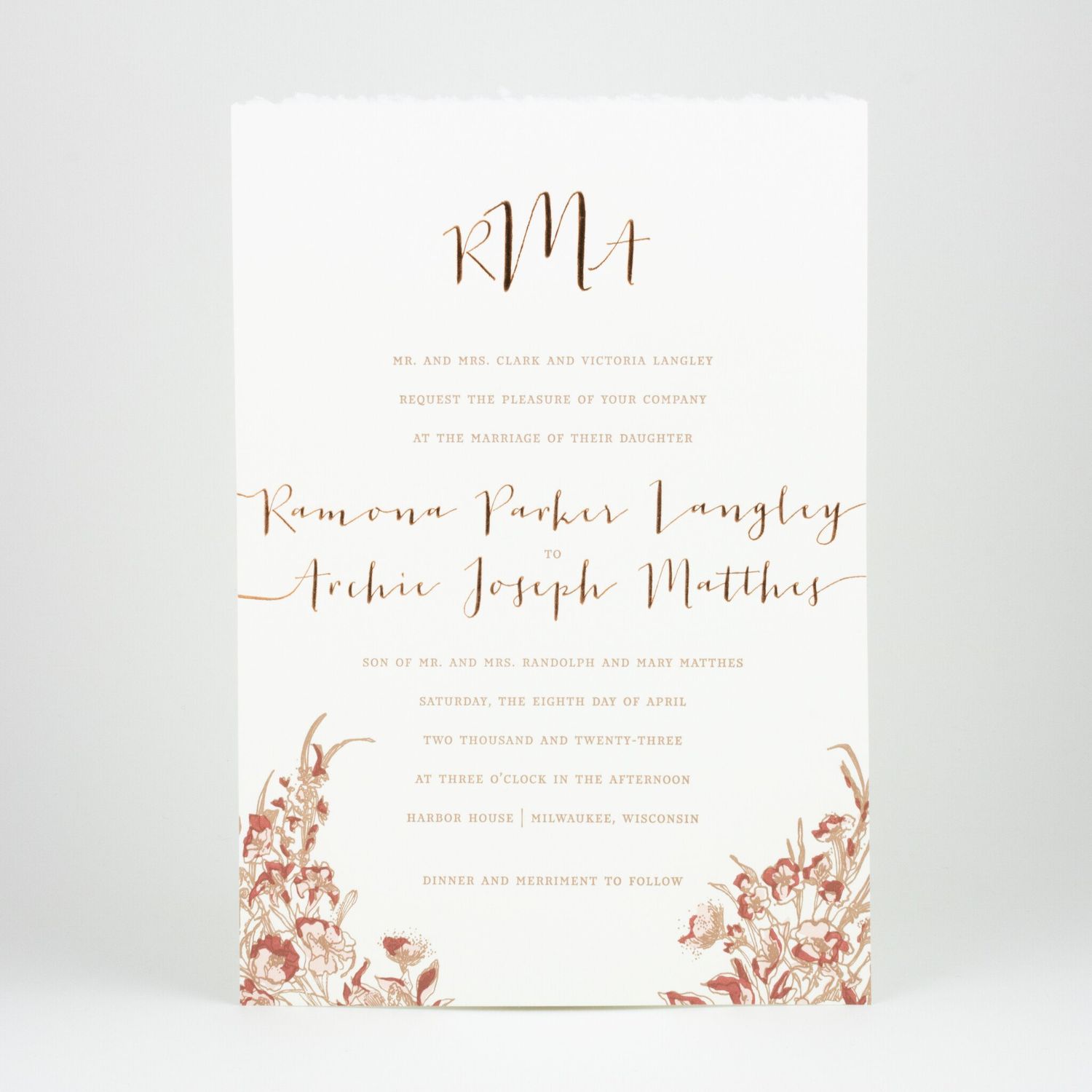 Ramona Wedding Invitation