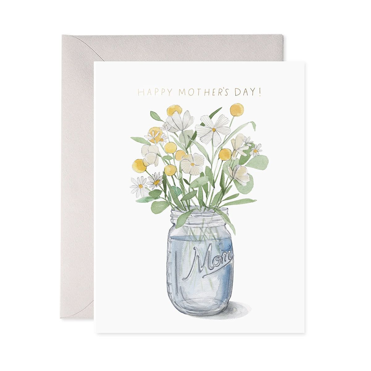 Mason Jar Mom Card