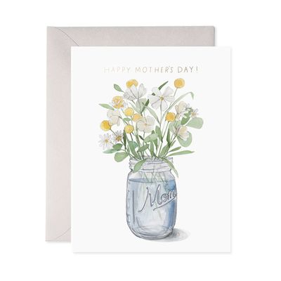 Mason Jar Mom Card