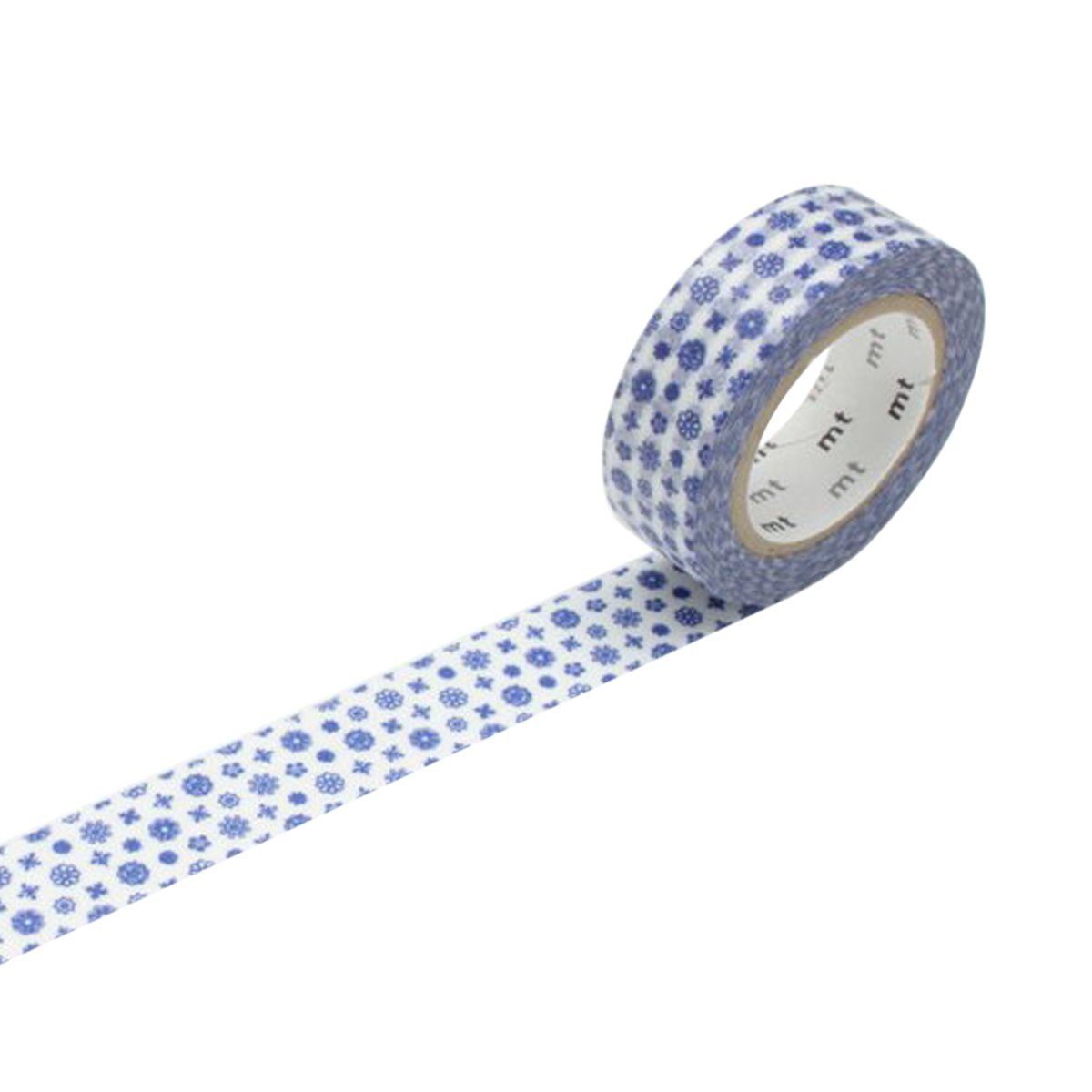 mt Mini Flower Blue Washi