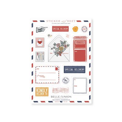 Snail Mail Forever Sticker Sheet