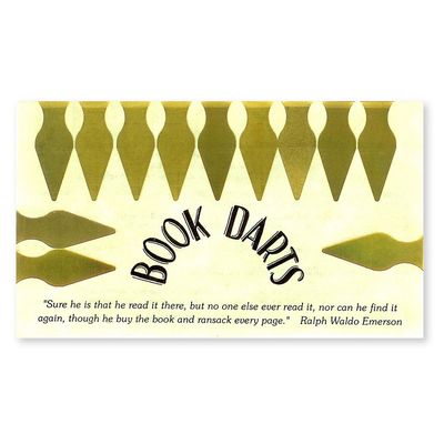 Brass Book Darts (pack of 12)