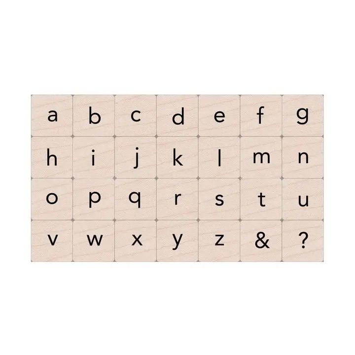 Essential Letters Ink 'n' Stamp Set