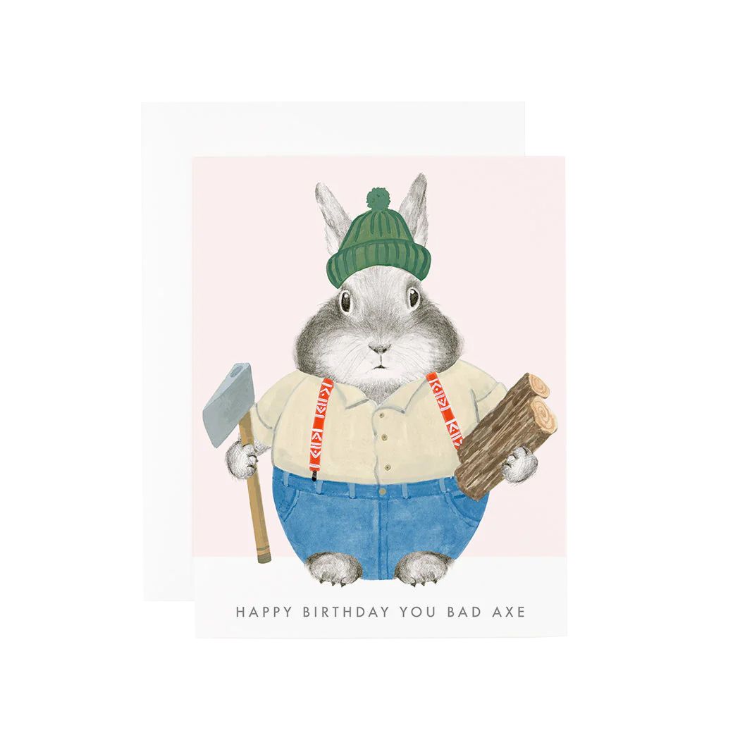 Bad Axe Birthday Card