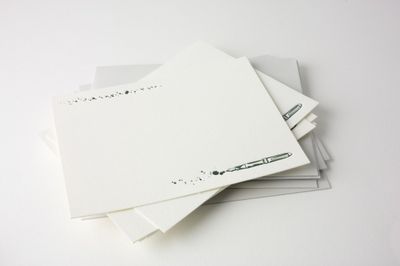 Fountain Pen Letterpress Boxed Notes (set of 6)