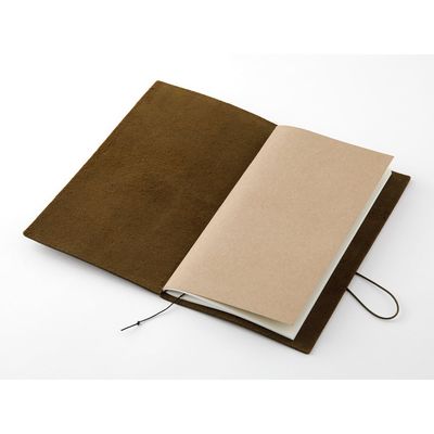 TRAVELER’S COMPANY – Traveler’s Notebook – Olive (Regular Size)