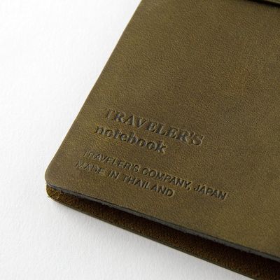 TRAVELER'S COMPANY Traveler's Notebook – Olive (Passport Size)