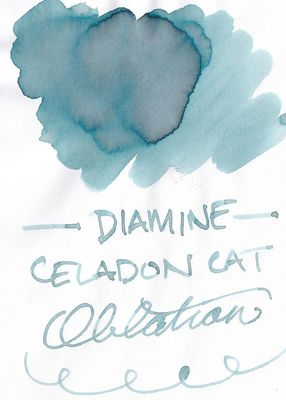 Diamine Celadon Cat Bottled Ink (80ml)