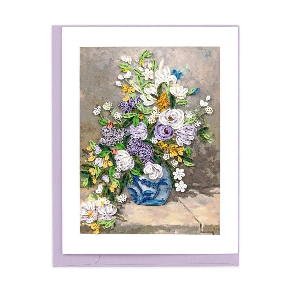 Artist Series - Spring Bouquet Renoir Quilling Card
