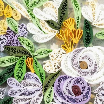 Artist Series - Spring Bouquet Renoir Quilling Card