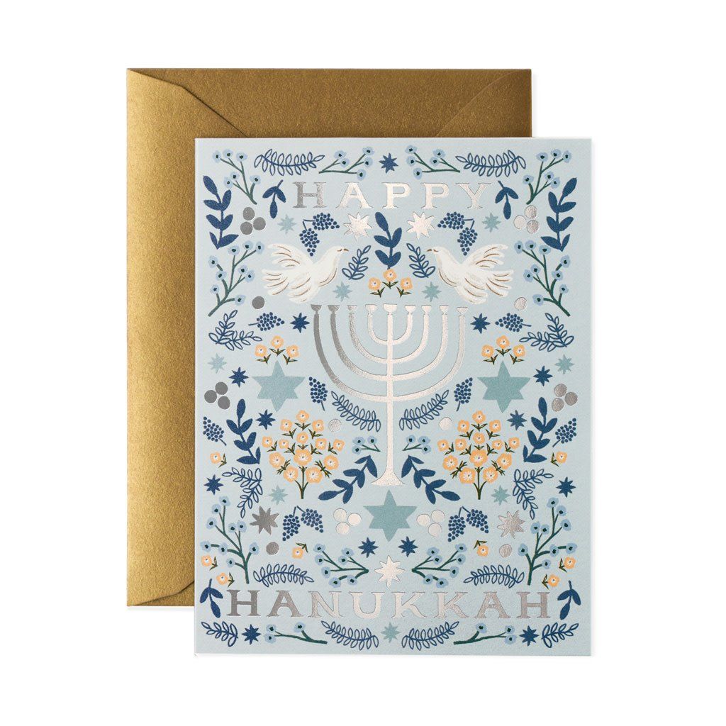 Hanukkah Menorah Cards (box of 8)
