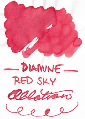 Diamine Shimmer Red Sky Bottled Ink (50ml)