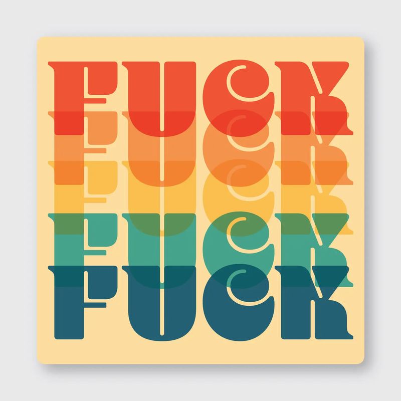 F Word Sticker