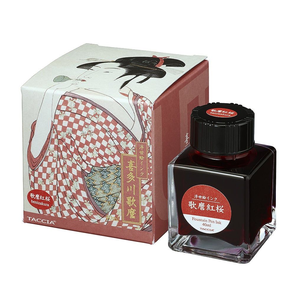 Taccia Ukiyo-e Benizakura Bottled Ink (40ml)