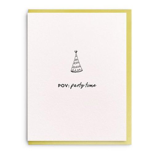 POV Letterpress Card