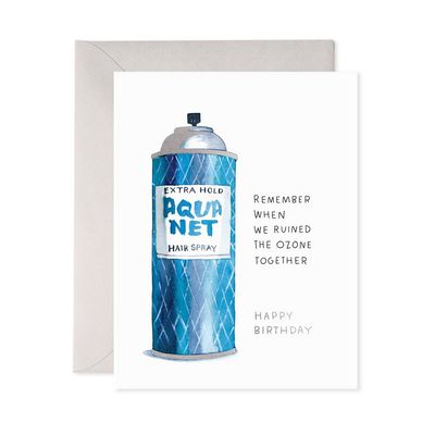 Aquanet Birthday Card