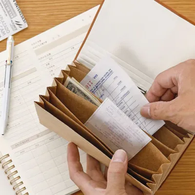 Receipt Holder - Khaki