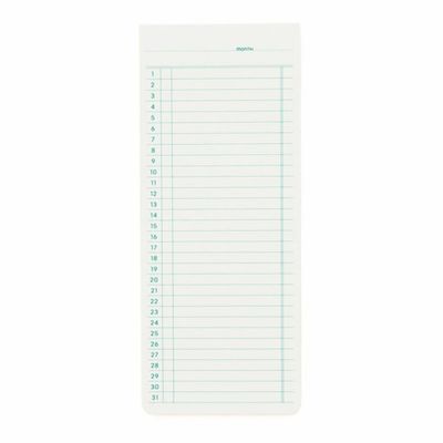Penco Sticky Memo Pad Monthly White