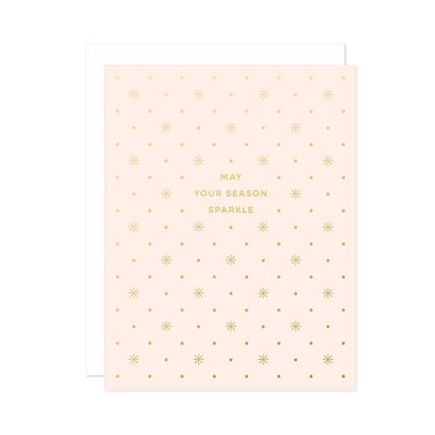 May Your Season Sparkle Foil Card