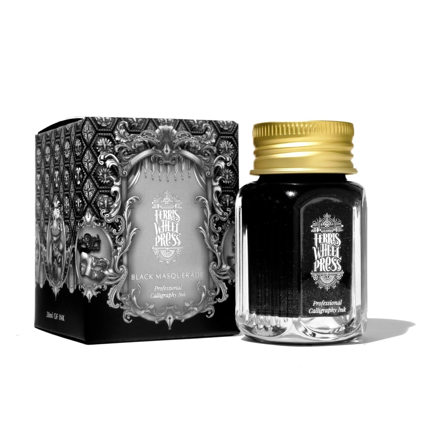 Ferris Wheel Press Black Masquerade Calligraphy Ink (28ml)