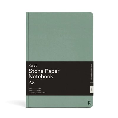 Karst A5 Hardcover Notebook - Blank - Eucalypt