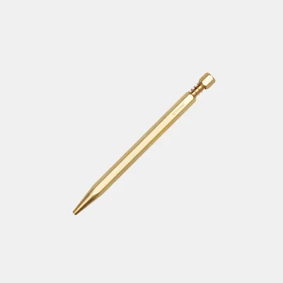 YSTUDIO Classic Revolve Ballpoint Pen (Spring) Brass