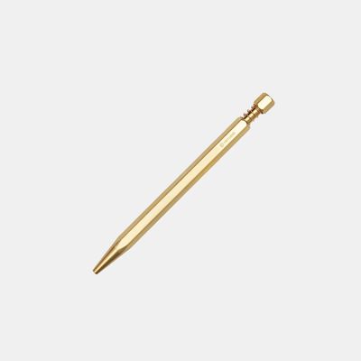 YSTUDIO Classic Revolve Ballpoint Pen (Spring) Brass