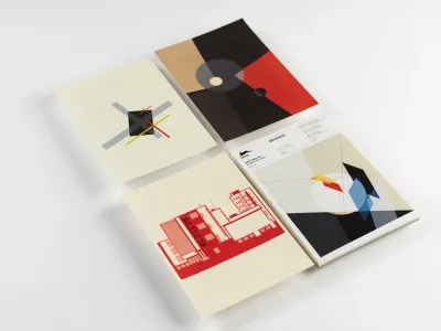 Pepin Press Bauhaus A5 Notepad