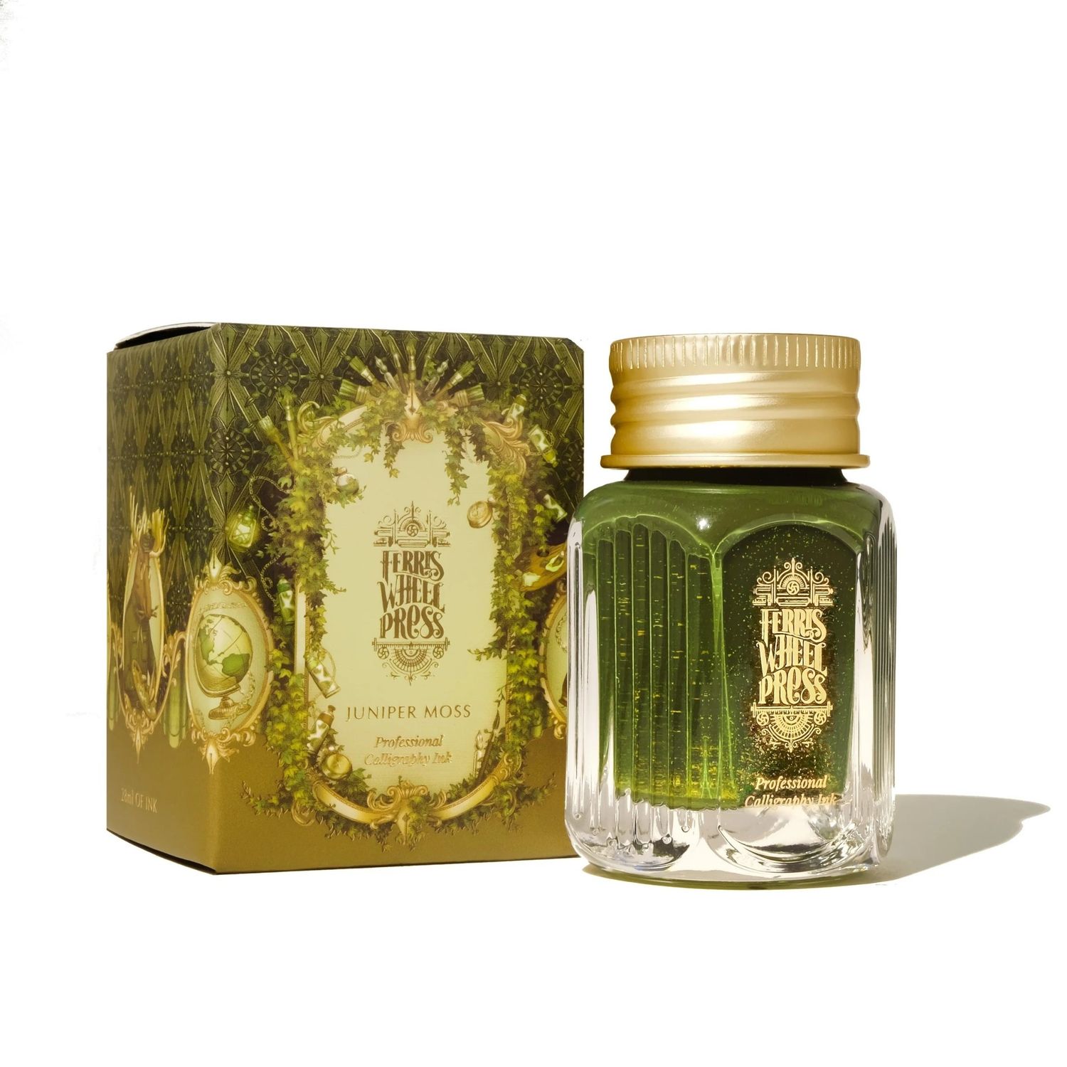 Ferris Wheel Press Juniper Moss Calligraphy Ink (28ml)