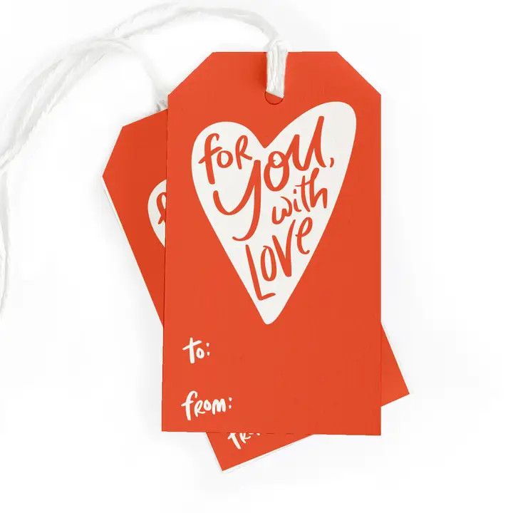 With Love Gift Tags (pack of 10)