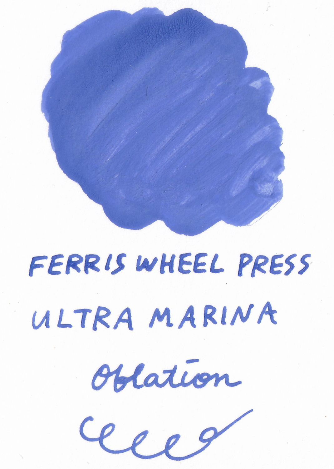 Ferris Wheel Press Ultra Marina Calligraphy Ink (28ml)