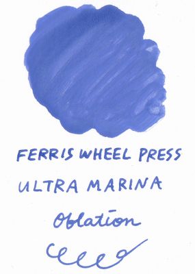 Ferris Wheel Press Ultra Marina Calligraphy Ink (28ml)
