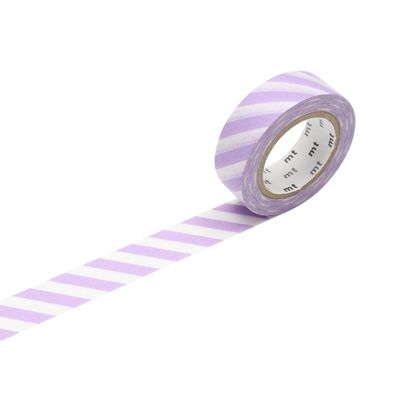 mt Stripe Lilac Washi Tape