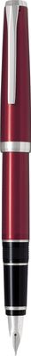 Pilot Metal Falcon Fountain Pen in Burgundy (14K Gold Broad Nib)