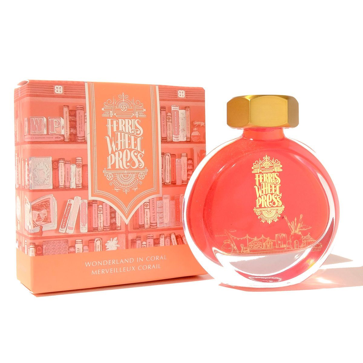 Ferris Wheel Press Wonderland in Coral Bottled Ink (38ml)