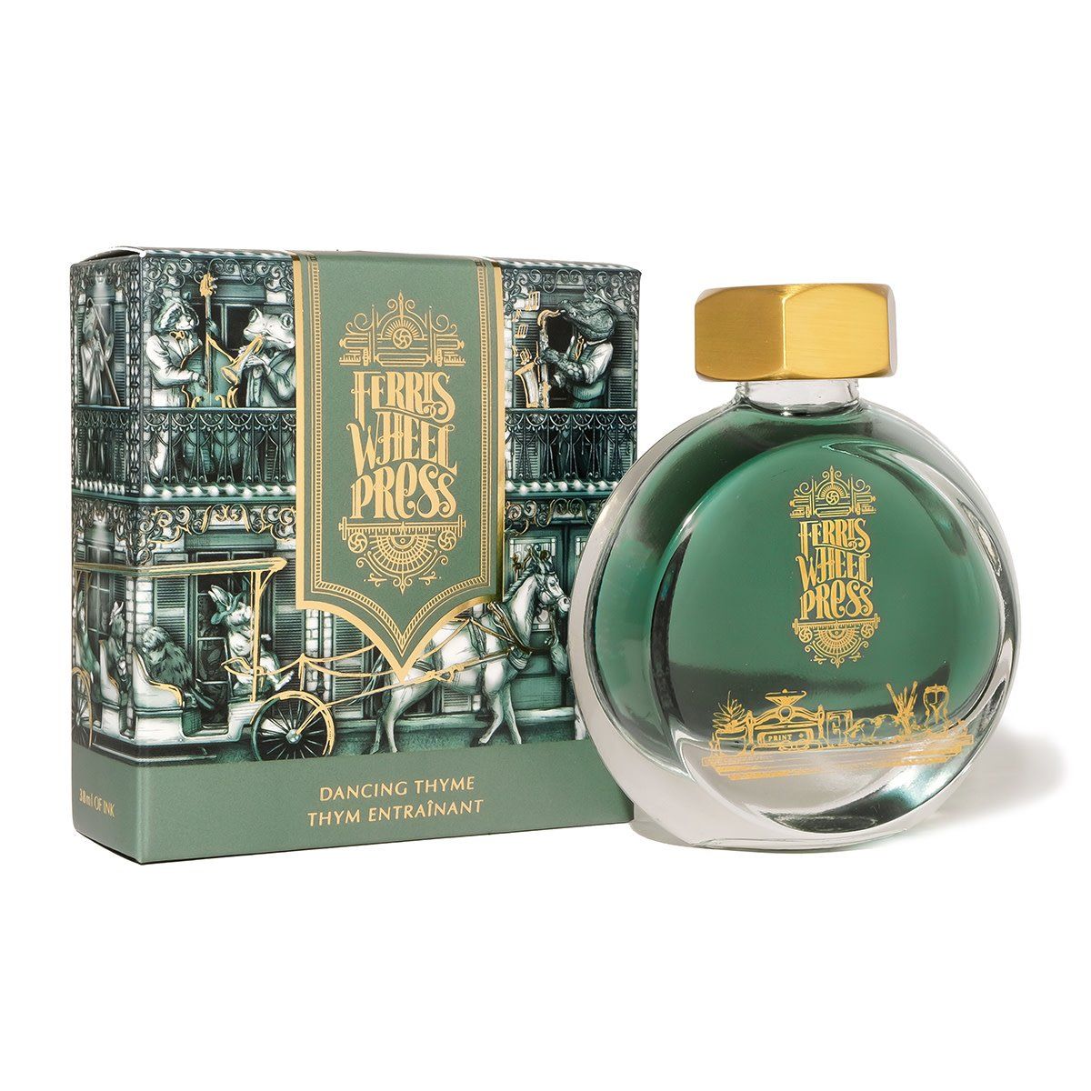 Ferris Wheel Press Dancing Thyme Bottled Ink (38ml)